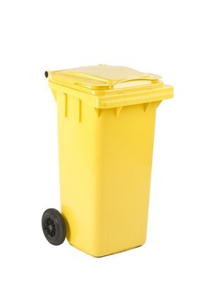Mini-container 120 ltr Geel