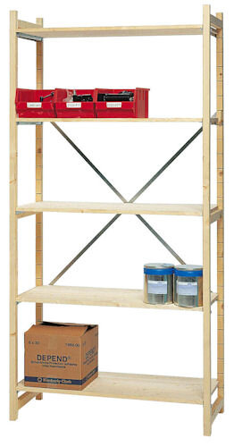 Magazijnrek staander 210x40 cm