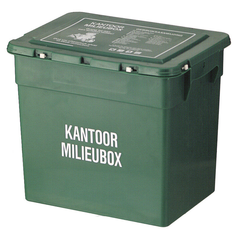 Vb Milieubox kunststof 30ltr Groen