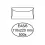 Envelop wit 110x220mm    (500)