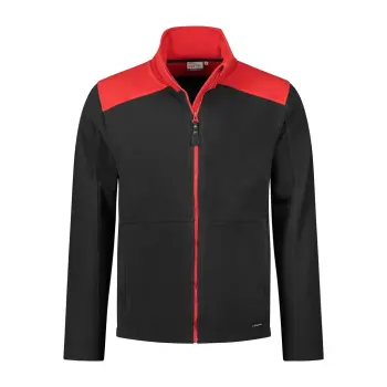Santino fleecejack trento zw/rd 5XL