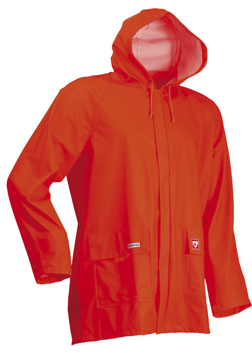 Lyngsoe regenjas fluor oranje L