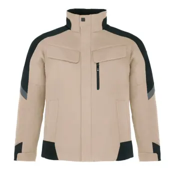 Fhb werkjack lars beige/zwart XL