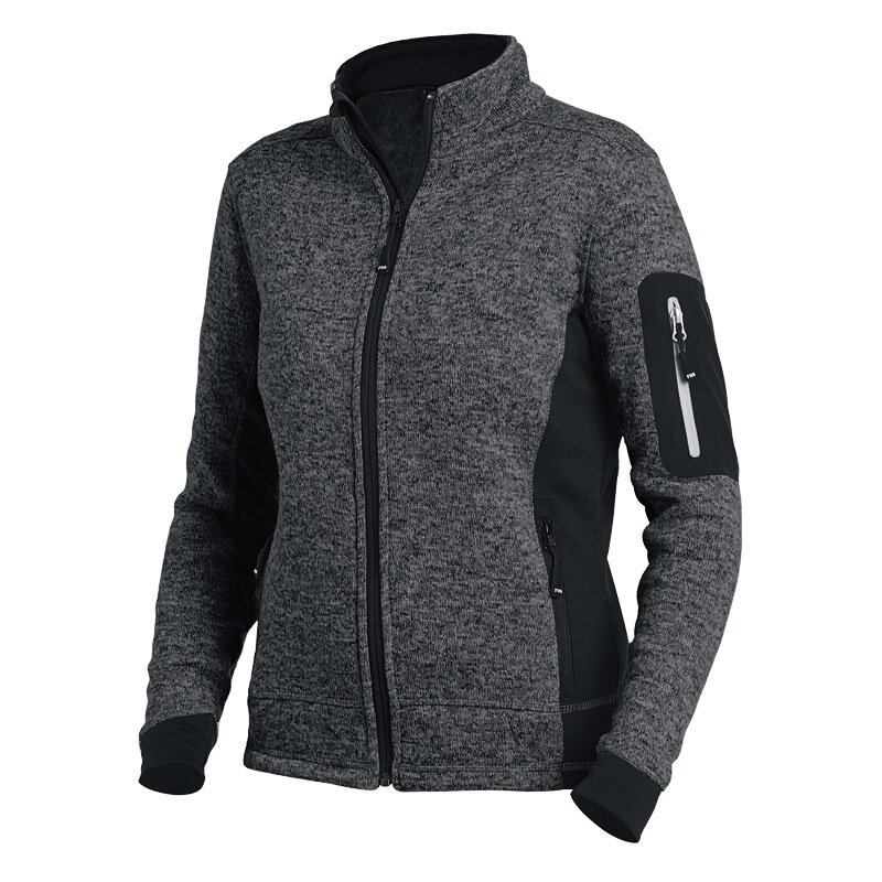 Fhb dames vest marieke antraciet/zwart M