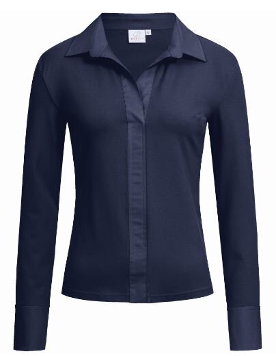 Greiff dames blouse lange mouw marine 3XL