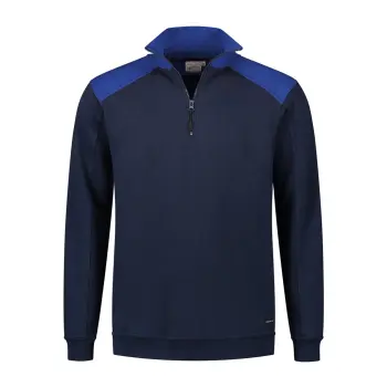 Santino zipsweater tokyo navy/korenblauw 5XL