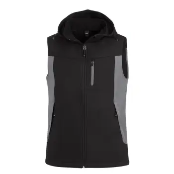 Fhb softshell vest justus grijs/zwart 3XL