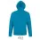 Sol's hooded sweater snake turquoise XS