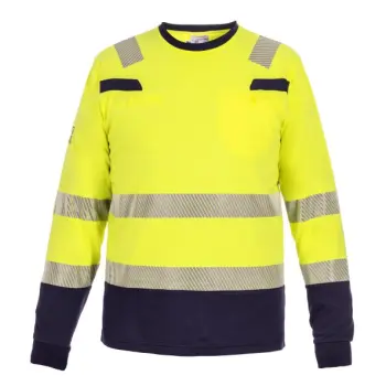 Hydrowear t-shirt Murcia LM fl. geel-navy 4XL