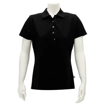 Triffic dames polo solid zwart S