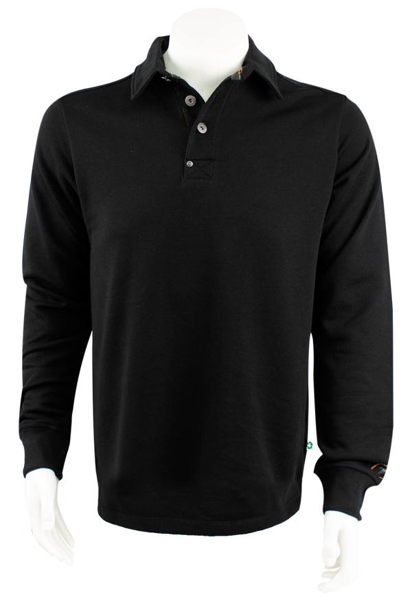 Triffic polosweater zwart 4XL