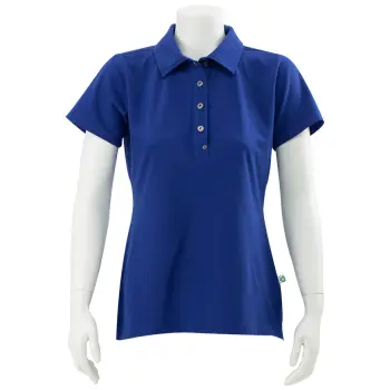 Triffic dames polo solid k.bl. M