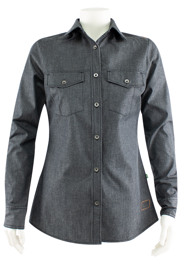Triffic dames blouse denim zwart 3XL