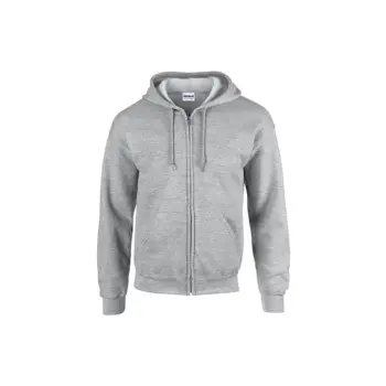 Gildan hooded vest GIL18600 sport grijs 5XL