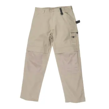 Werkbroek met kniezak khaki 57