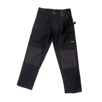 Werkbroek met kniezak zwart 52