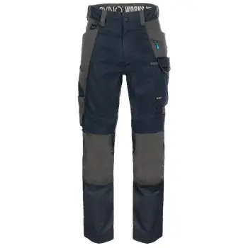 Synq broek Keeper m.blauw/antracietgrijs R48