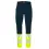 Synq service broek Qlear m.blauw/fl. geel R58