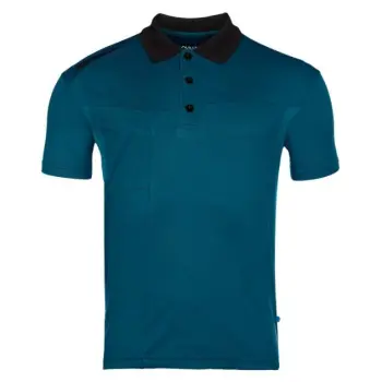 Synq polo Aqro petrolblauw S