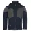 Synq softshell Stunter m.blauw/antr.grijs 2XL