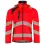 Synq softshell Deteqtor fluor rood/zwart XS