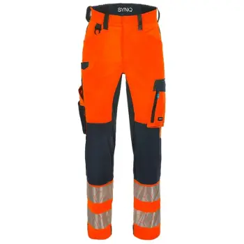 Synq broek Nopaque fl.oranje/marineblauw R60