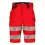 Synq korte broek Qandid fluor rood/zwart 62