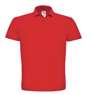B&c polo id.001 rood S