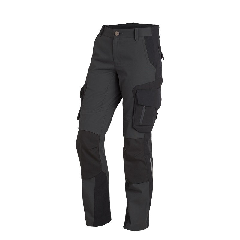 Fhb dames broek alma antraciet/zwart 46