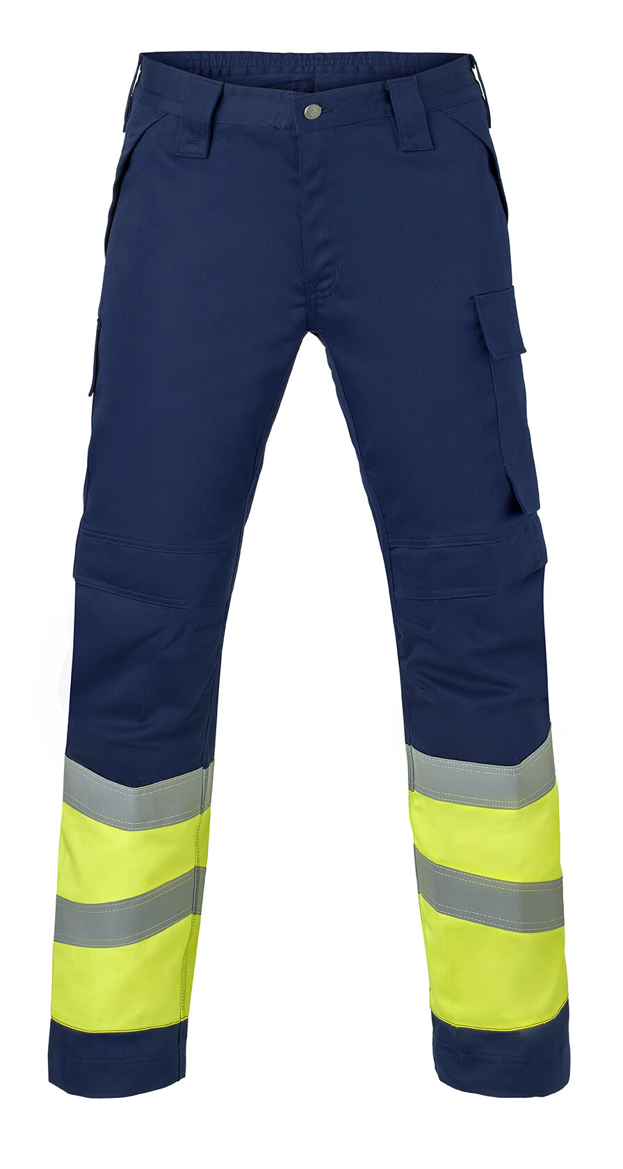 Havep werkbroek 80567 marine/fluor geel 49
