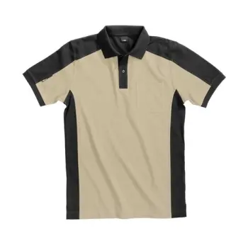 Fhb polo konrad khaki/zwart M
