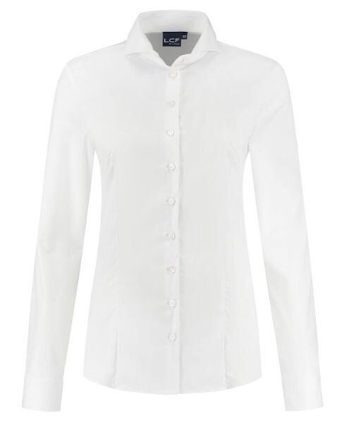 Ledûb dames blouse Roos wit 34