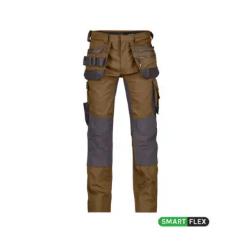 Dassy broek Flux leembruin/antracietgrijs 66