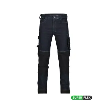Dassy broek Kyoto jeansblauw/zwart 67
