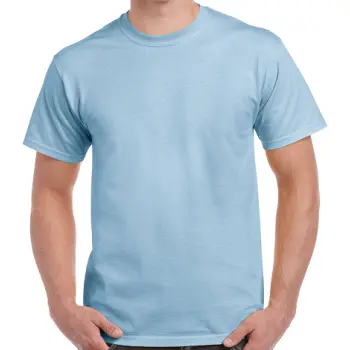 Gildan t-shirt light blue XL
