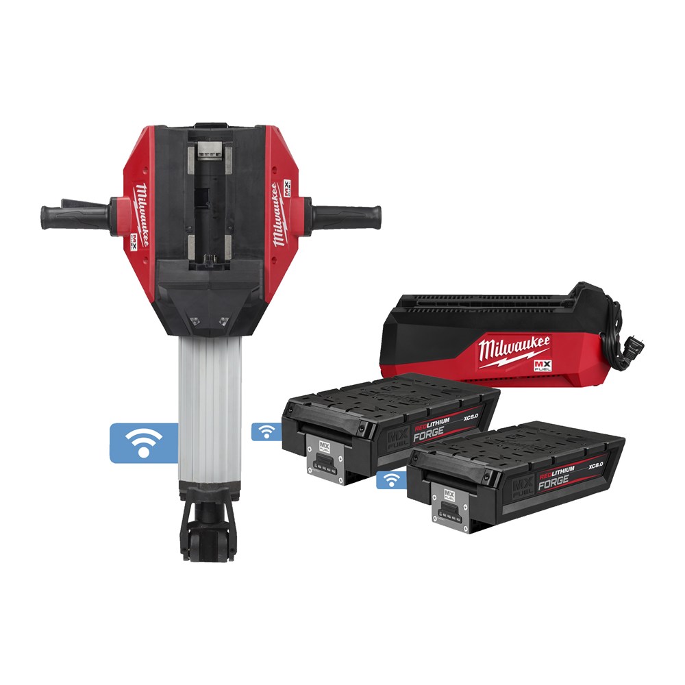 Afbeelding MILWAUKEE® mx fuel™ 25 kg klasse 28 mm hex sloophamer MXF DH2528H
