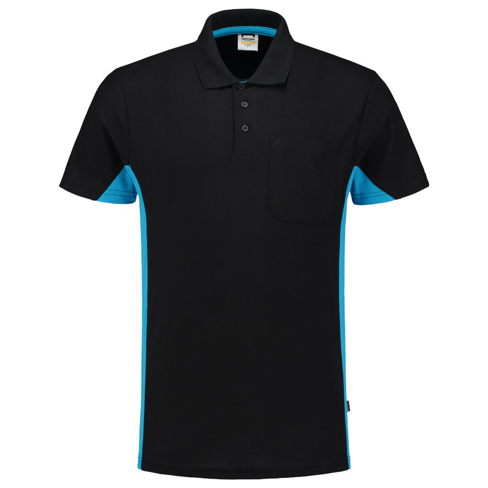 Afbeelding TRICORP WORKWEAR poloshirt bicolor borstzak 202002