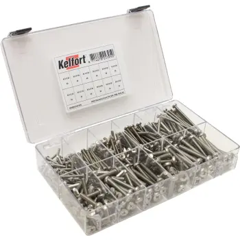 Assortimentsdoosje metaalschroef Kelfort