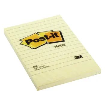 memoblok 3m post-it 660lijn 152x102mm