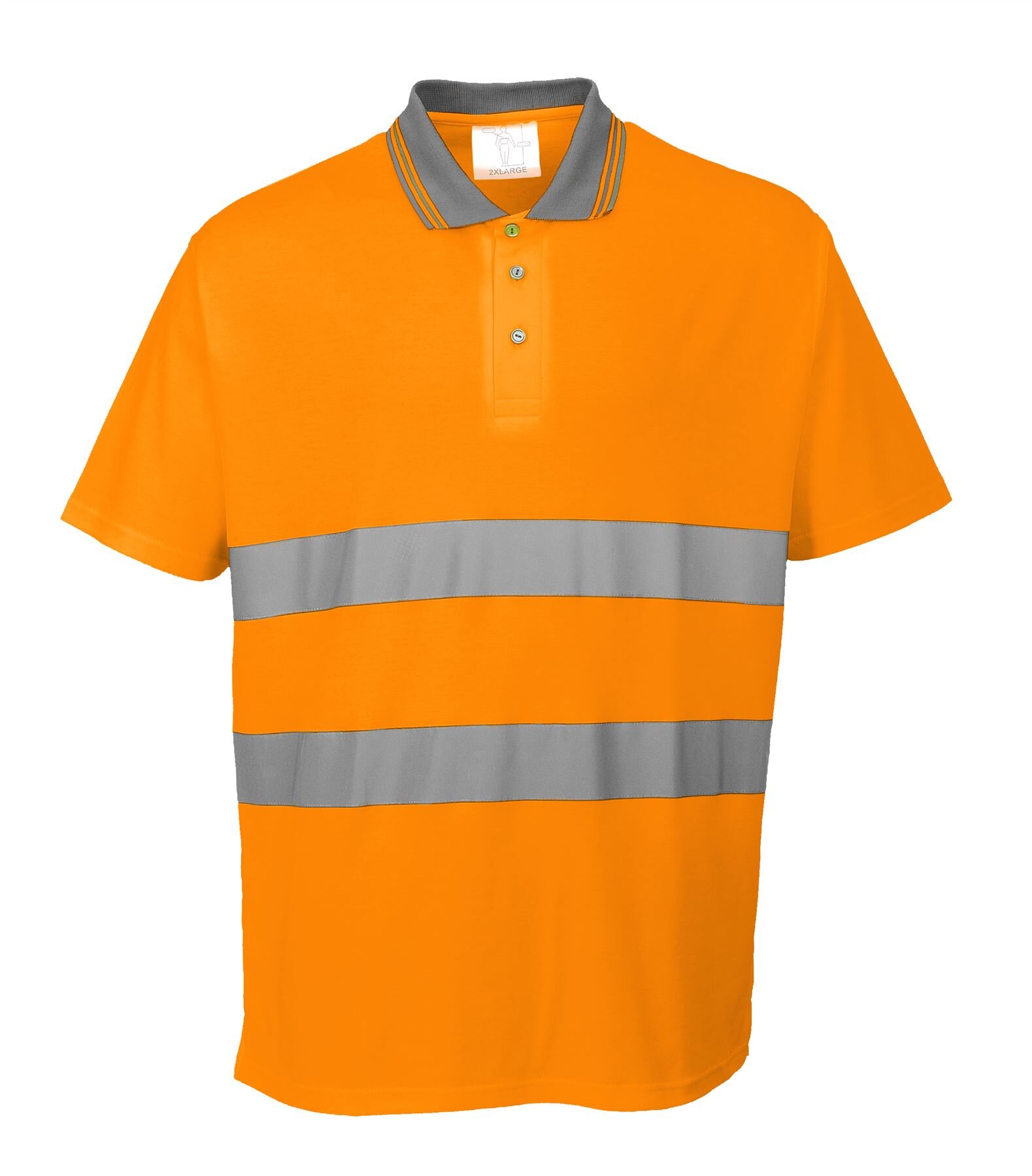 Portwest polo oranje reflectie  3XL