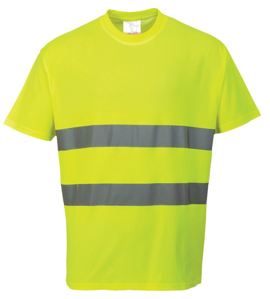 Portwest t-shirt geel reflectie  XL