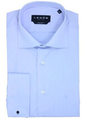 LeDub d.overhemd lm licht blauw  46