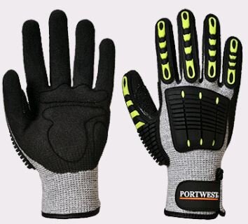 Portwest handschoen grijs/zwart S