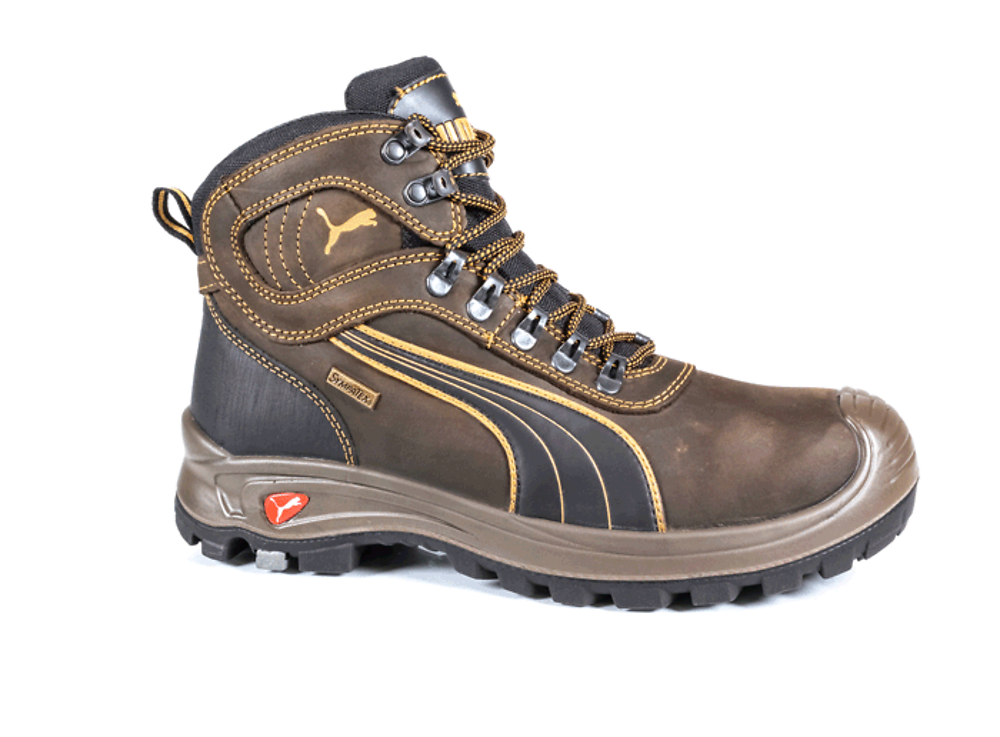 Puma schoen hg s3 zwart/bruin    47