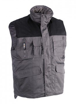 Donar bodywarmer grijs/zwart 3XL