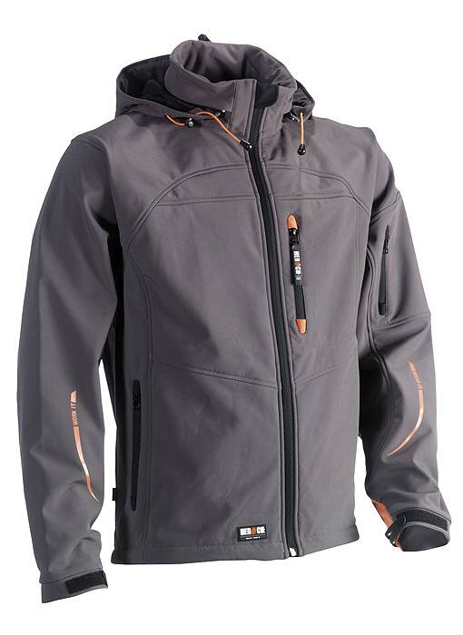 Herock softshell poseidon grijs L