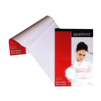 Schrijfblok Quantore A4 lijn 100vel 60gr