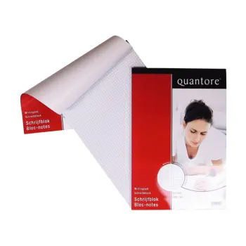 Spiraalblok Quantore A4 ruit 5mm 100vel 70gr