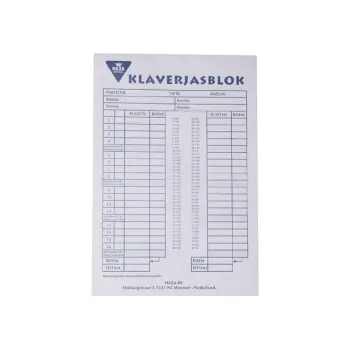 scoreblok klaverjas