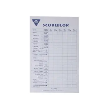 scoreblok yahtsee